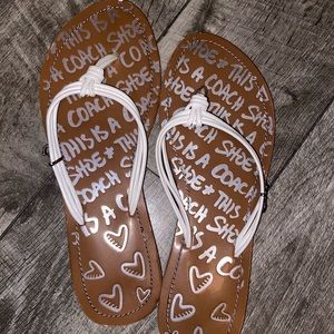 NWOT Coach Flip Flop Sandles!